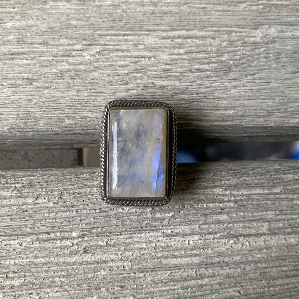 Moonstone Sterling Silver Ring